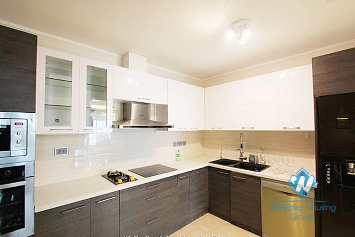 Large size wonderful apartment for rent in Ciputra Compound, Tay Ho, Hanoi